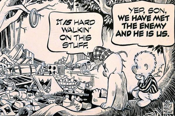 "Pogo" di Walt Kelly, 1971.