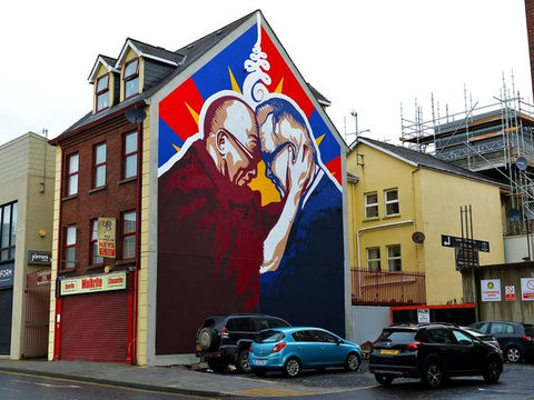 A mural has been created in Derry