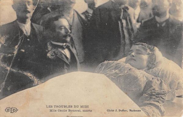 Mlle Cecile Bourrel Morte