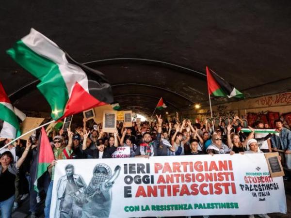 Manifestazione per la Palestina