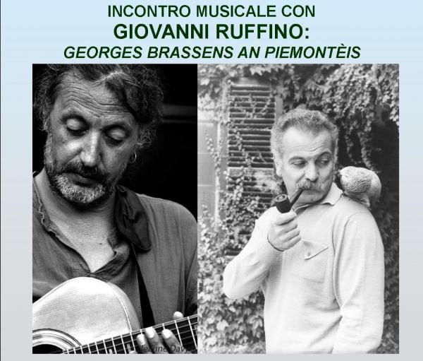 Giovanni Ruffino e Georges Brassens