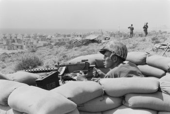 Foxhole - Lebanon - Beirut - July 1958