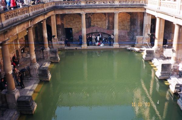 Rovine romane delle terme di Bath, 2003.