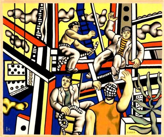 LES CONSTRUCTEURS<br />
Fernand Léger – 1953