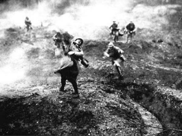 La Butte Rouge di Bapaume, 1916.