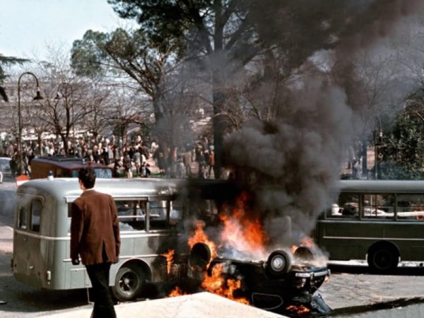 La Sapienza, Roma, 1 marzo 1968. Scontri a Valle Giulia